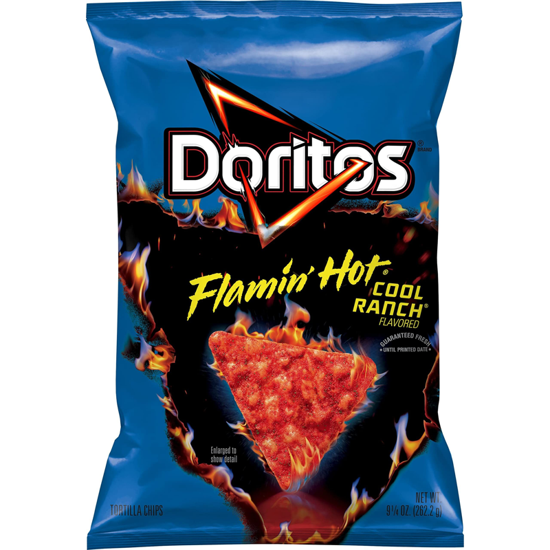 Doritos Tortilla Chips, Flamin&