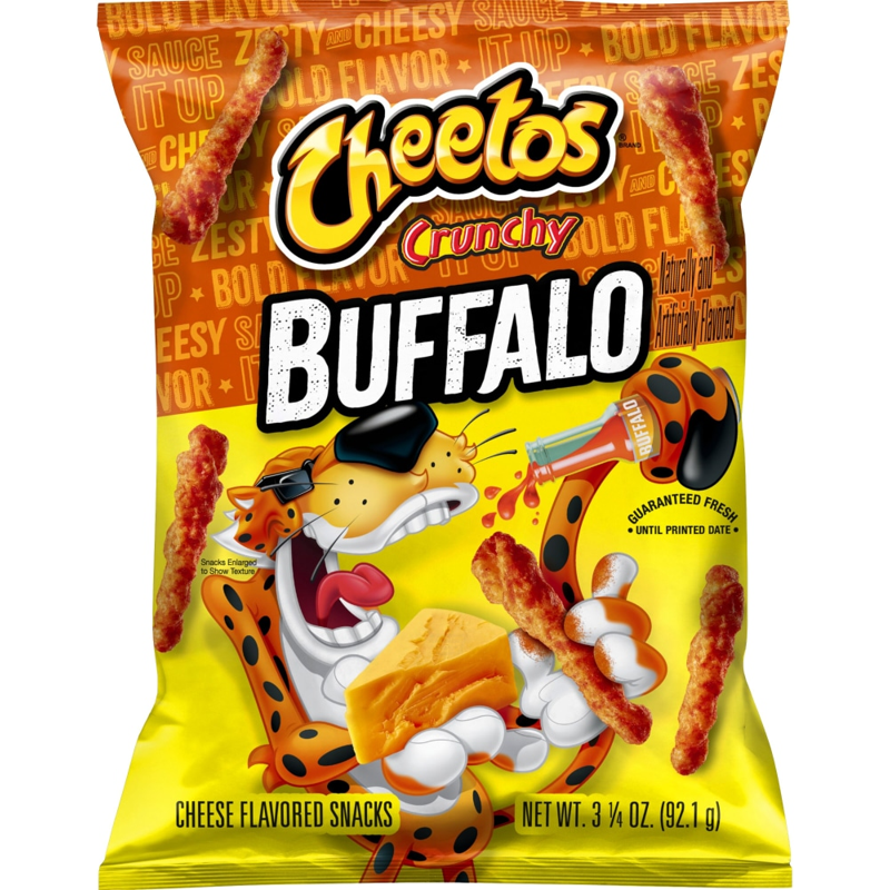 Cheetos Buffalo Crunchy Cheese Flavored Snacks