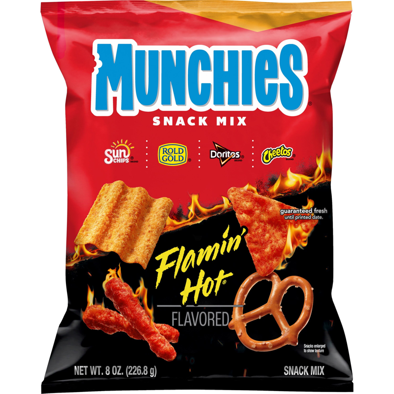 Munchies Flamin Hot Flavored Snack Mix 8oz