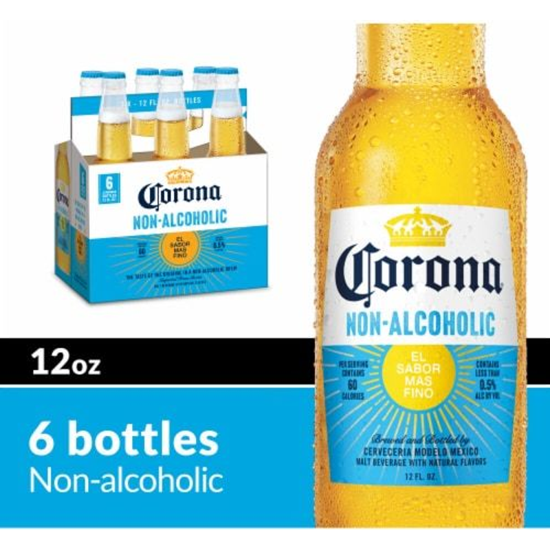 Corona Non Alcoholic - 6 Pack 12oz Bottles