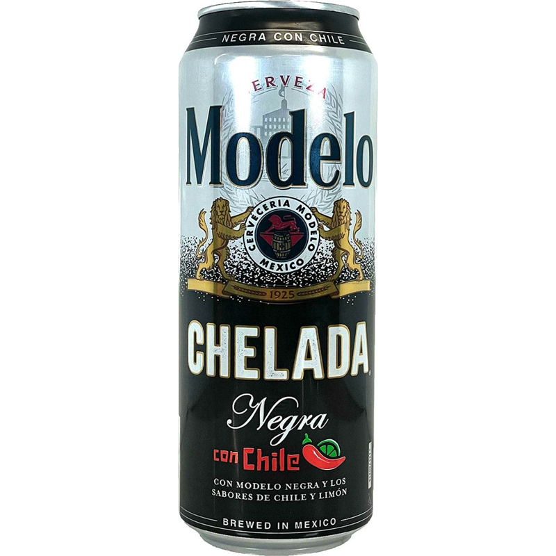 Grupo Modelo Chelada Negra Con Chile 24oz Can