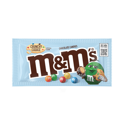 M&M's Crunchy Cookie Chocolate Candies 1.35oz Bag