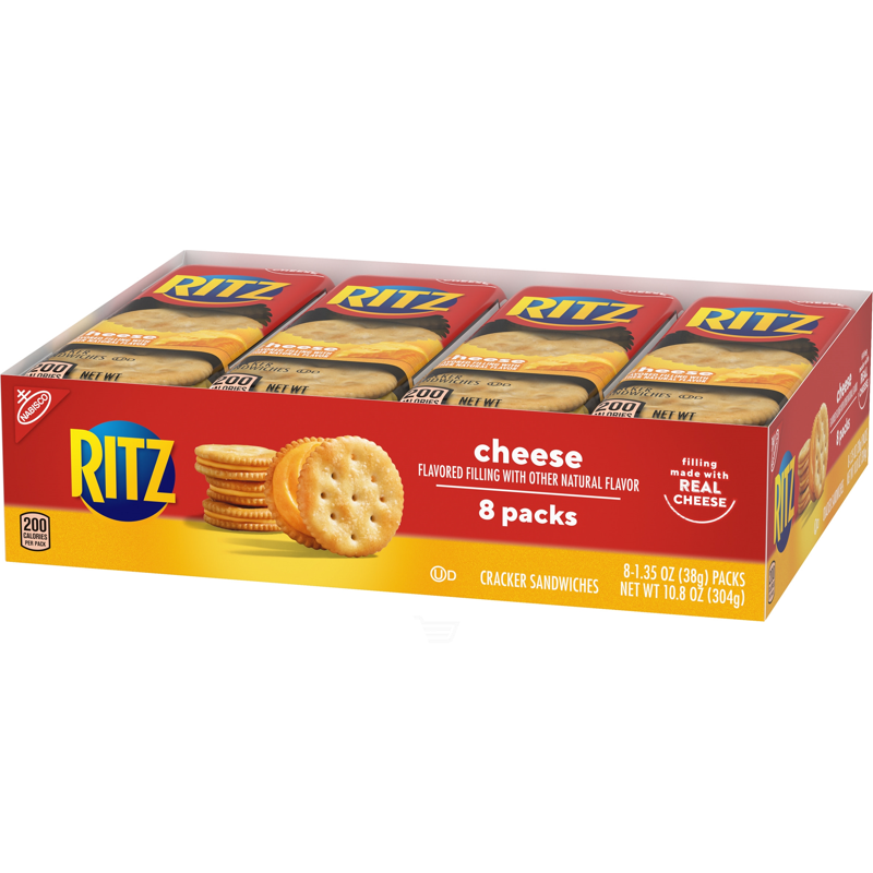 Ritz Crackers with Real Cheese Single Serve 2oz Bag