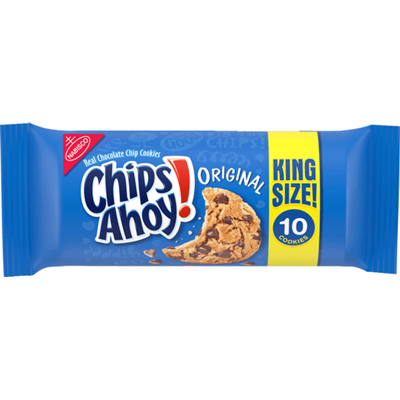 Chips Ahoy! Original Chocolate Chip Cookies King Size 10 ct