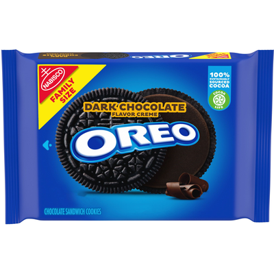 Oreo Dark Chocolate Creme Sandwich Cookies 17oz Pack