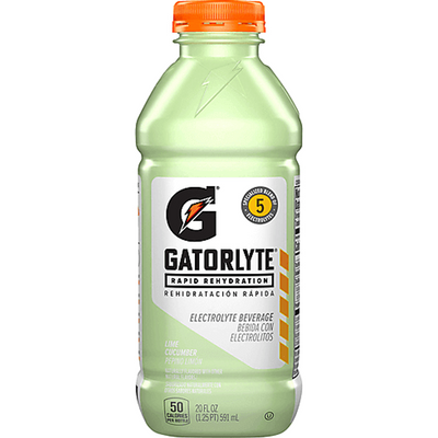 Gatorlyte Gatorade Electrolyte Beverage Lime Cucumber 20 Fl Oz