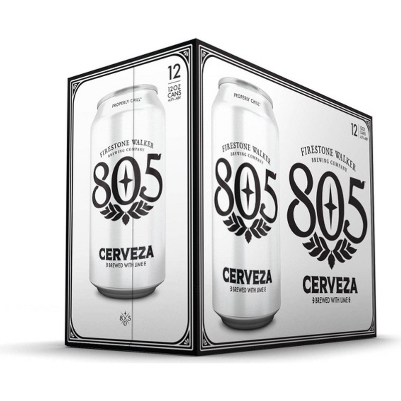 Firestone Walker Brewing 805 Cerveza Blonde Ale Beer With Lime - 12 Pa ...