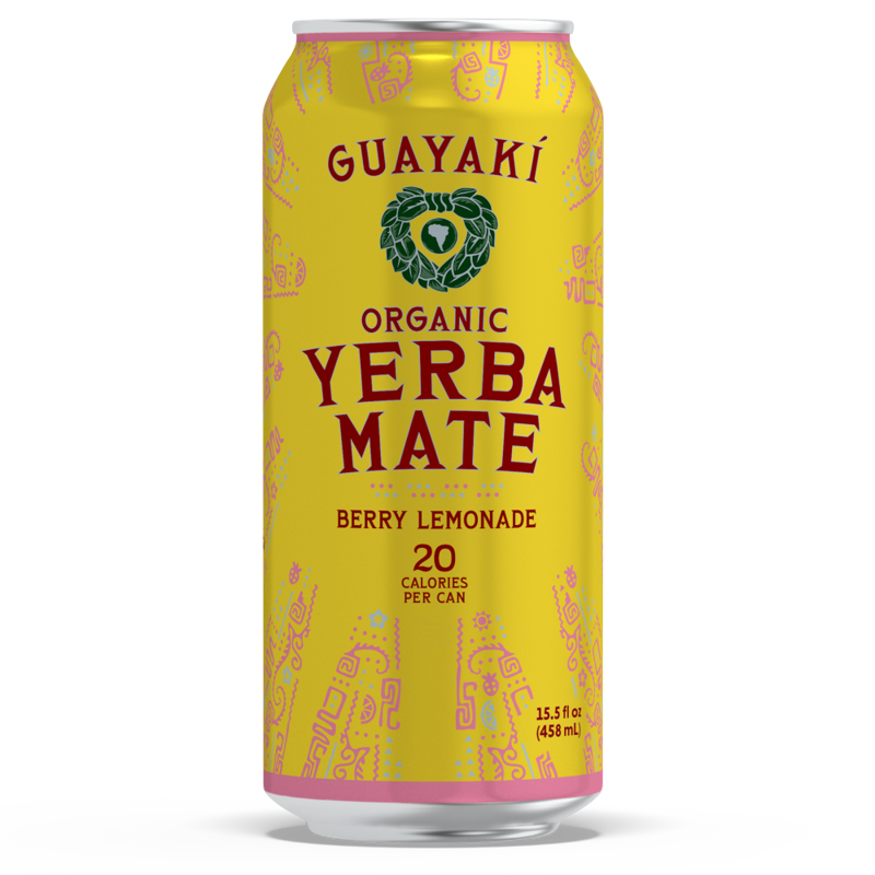 Guayaki Yerba Mate Organic Berry Lemonade Can