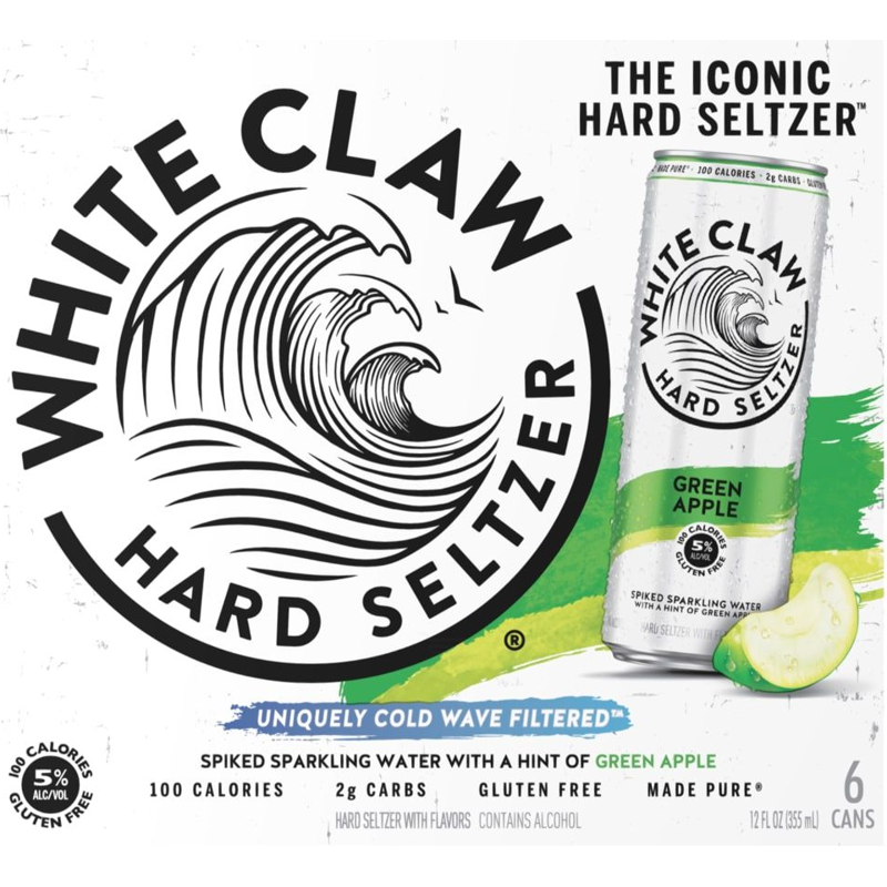 White Claw Green Apple Hard Seltzer