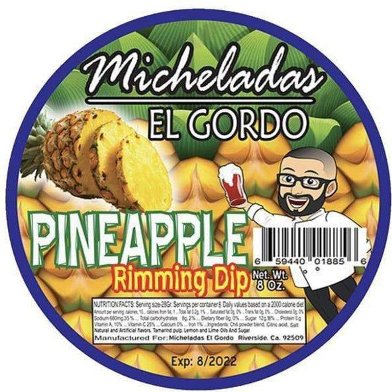 Micheladas El Gordo Pineapple Rimming Dip 8oz Jar