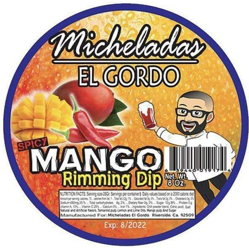 Micheladas El Gordo Spicy Mango Rimming Dip 8oz Dip