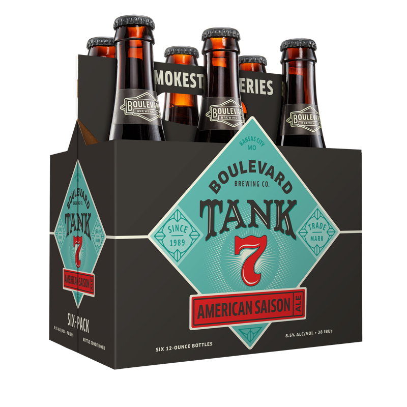 Boulevard Brewing Co. Beer American Saison Ale Tank 7 6 Pack 12oz