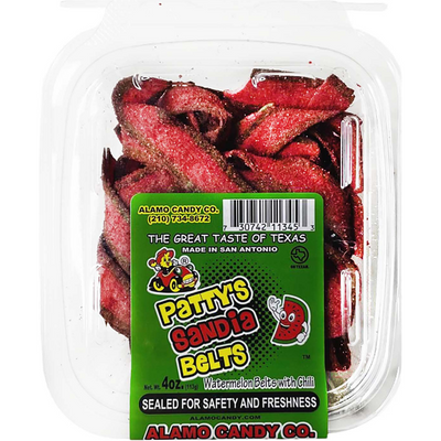 Alamo Candy Co. Patty's Sandia Belts 4oz Bag