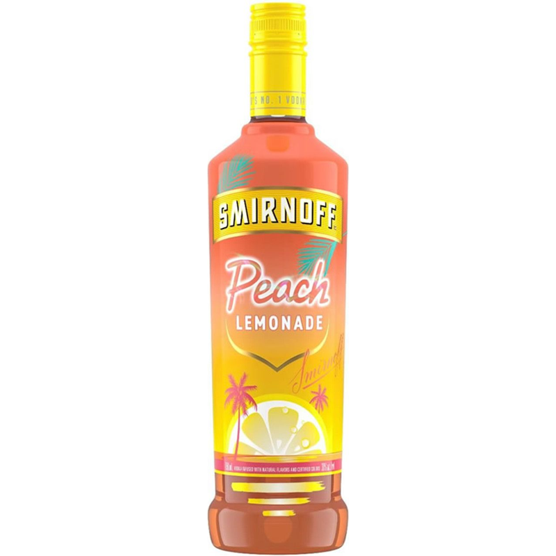 Smirnoff Vodka, Peach Lemonade 750 Ml Bottle