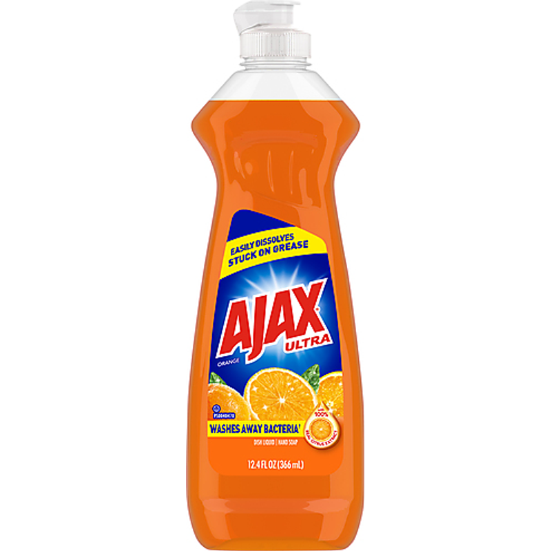 Ajax Dish Liquid/Hand Soap, Orange 12.4oz Bottle