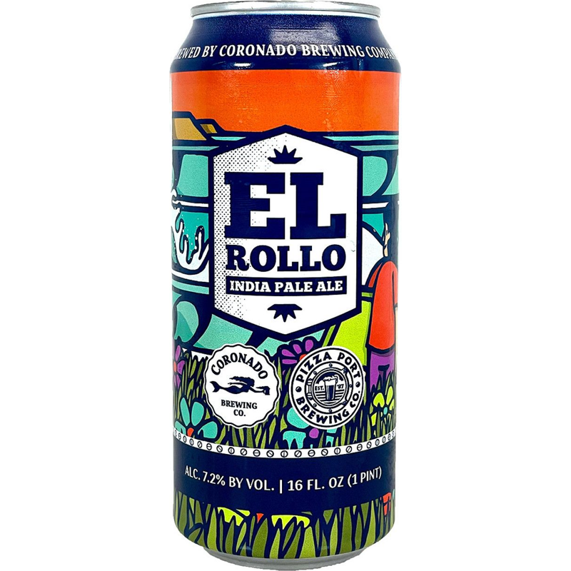 Coronado Brewing Company Pizza Port El Rollo IPA 16oz Can