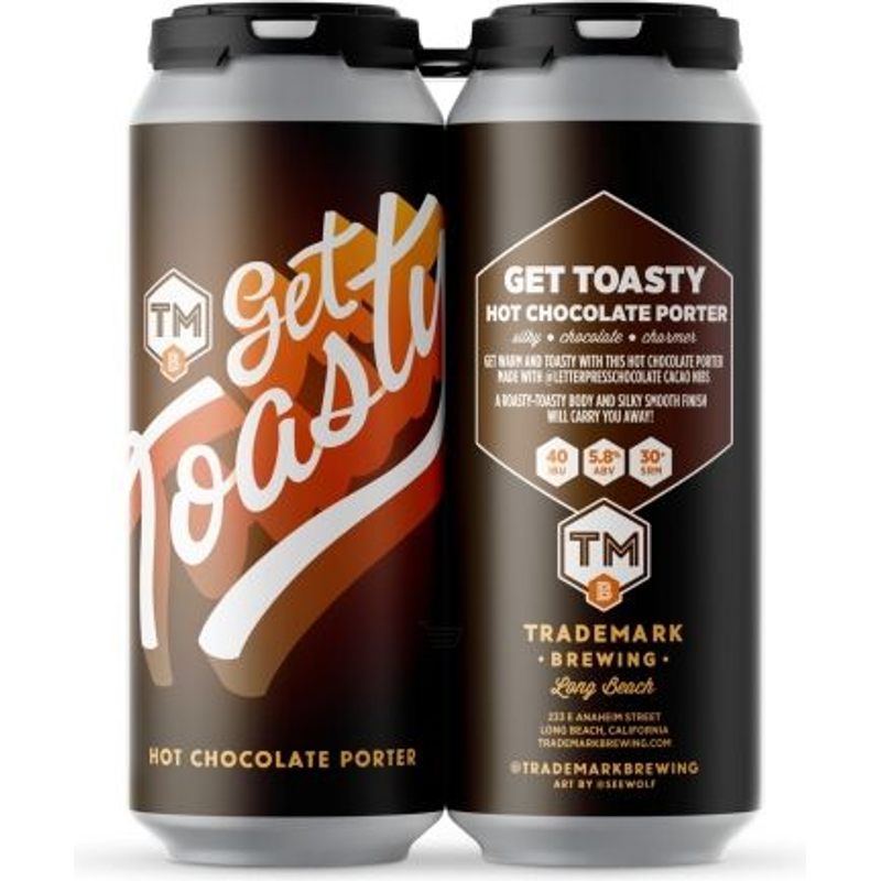 Trademark Brewing "Get Toasty" Hot Chocolate Porter 4 Pack 16oz