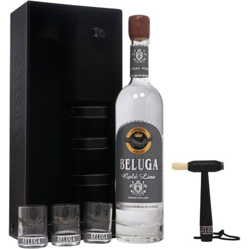 Beluga Gold Line Gift Set 750mL