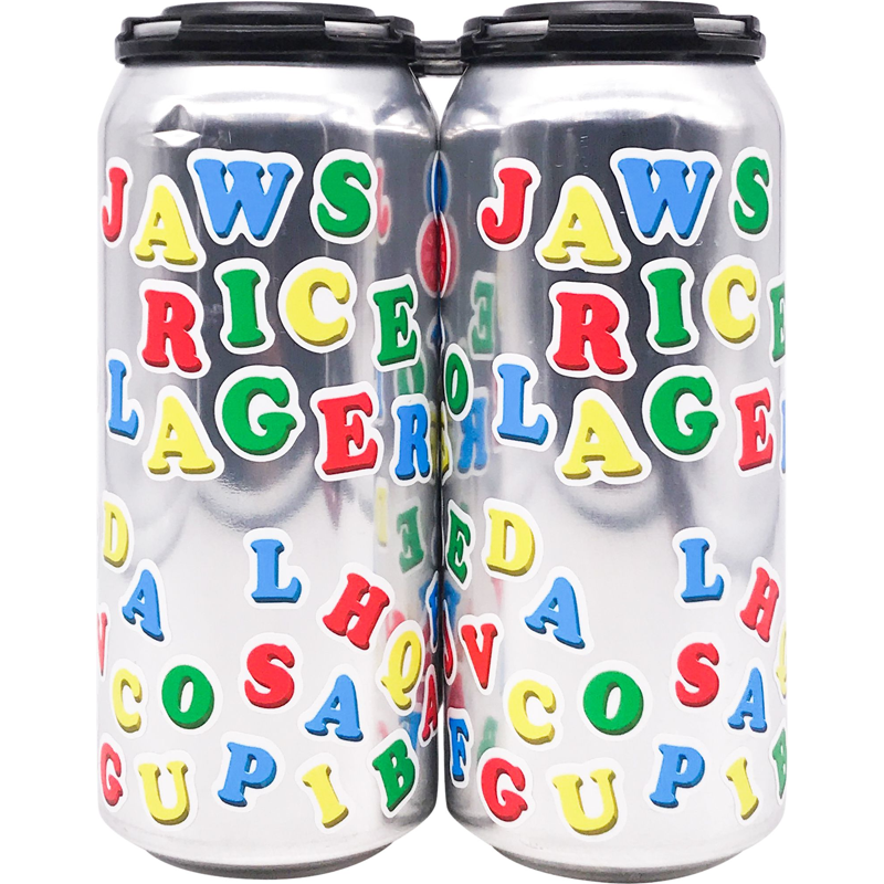 Brouwerij West JAWS Rice Lager 4 Pack 16oz Cans