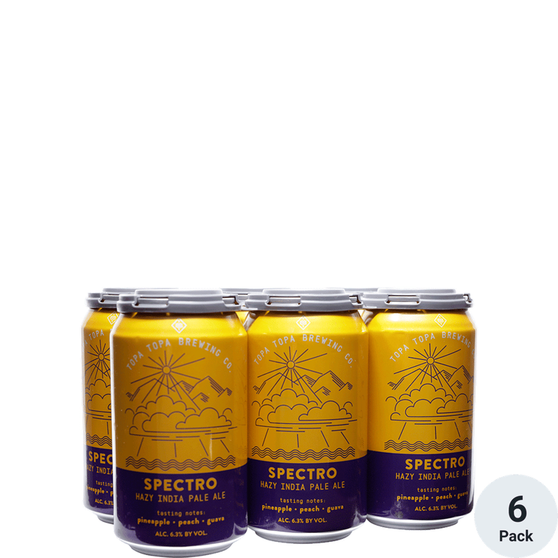 Topa Topa Brewing Co. Spectro Hazy IPA 6 Pack 12oz Cans