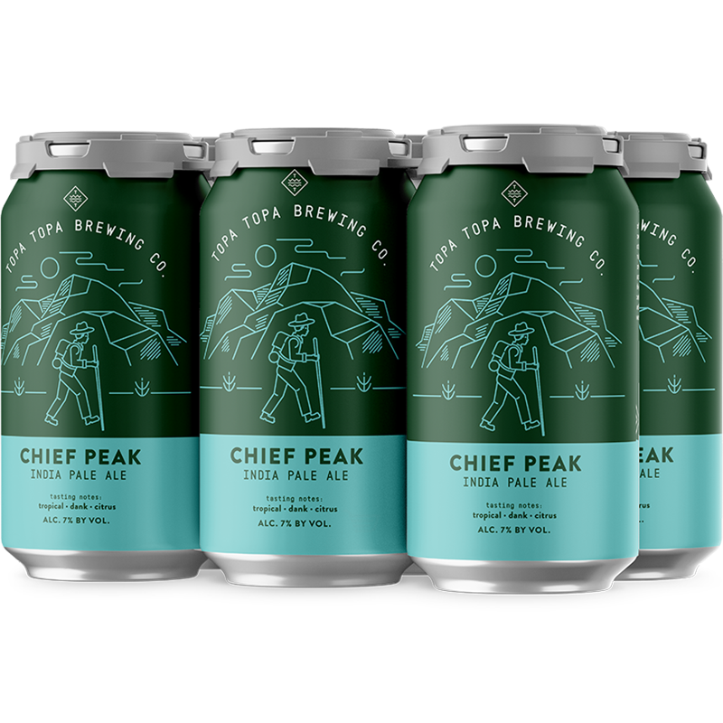 Topa Topa Brewing Co. Chief Peak IPA 6 Pack