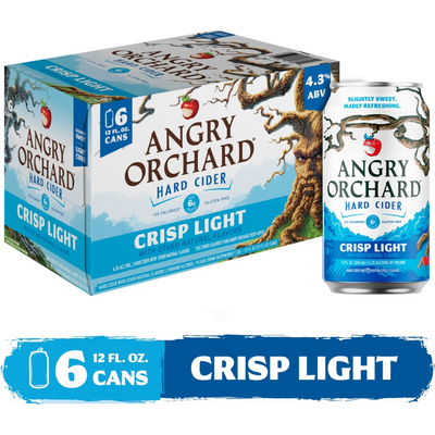 Angry Orchard Crisp Light Apple Hard Cider Beer