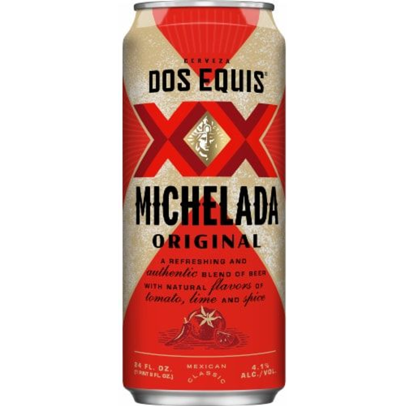 Dos Equis Michelada Original, Single 24 Fl Oz Can