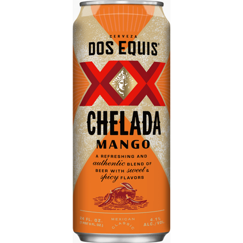 Dos Equis Chelada Mango, Single 24oz Can