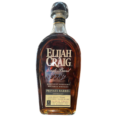 Elijah Craig Private Barrel Proof Kentucky Straight Bourbon Whiskey 750mL