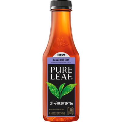 Pure Leaf Blackberry Real Brewed Tea 18.5oz Bottle