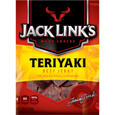 Jack Link's Meat Snacks Beef Jerky Teriyaki 2.85 oz Box