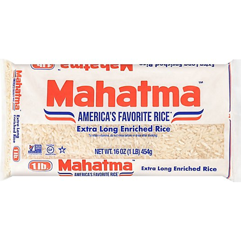 Mahatma Extra Long Grain Enriched Rice 16oz Bag