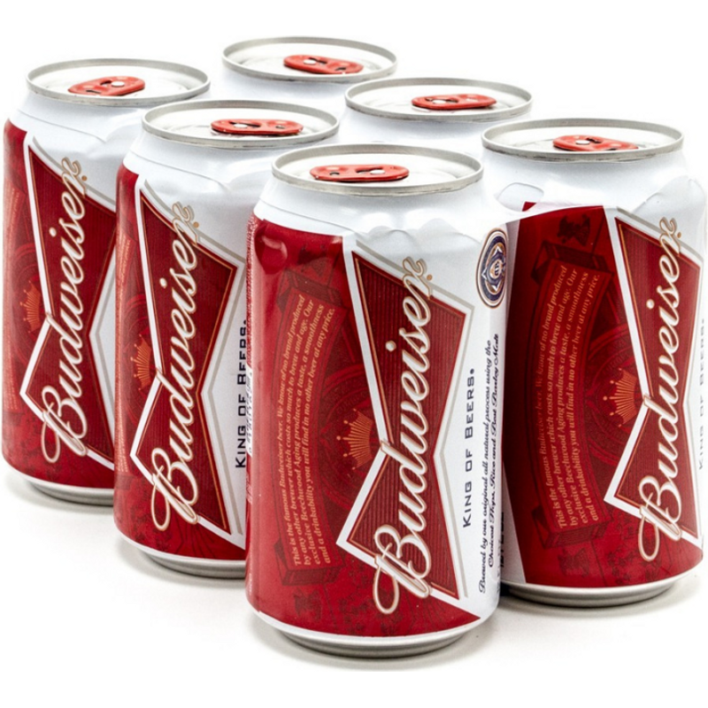 Budweiser 6 Pack 12oz Cans