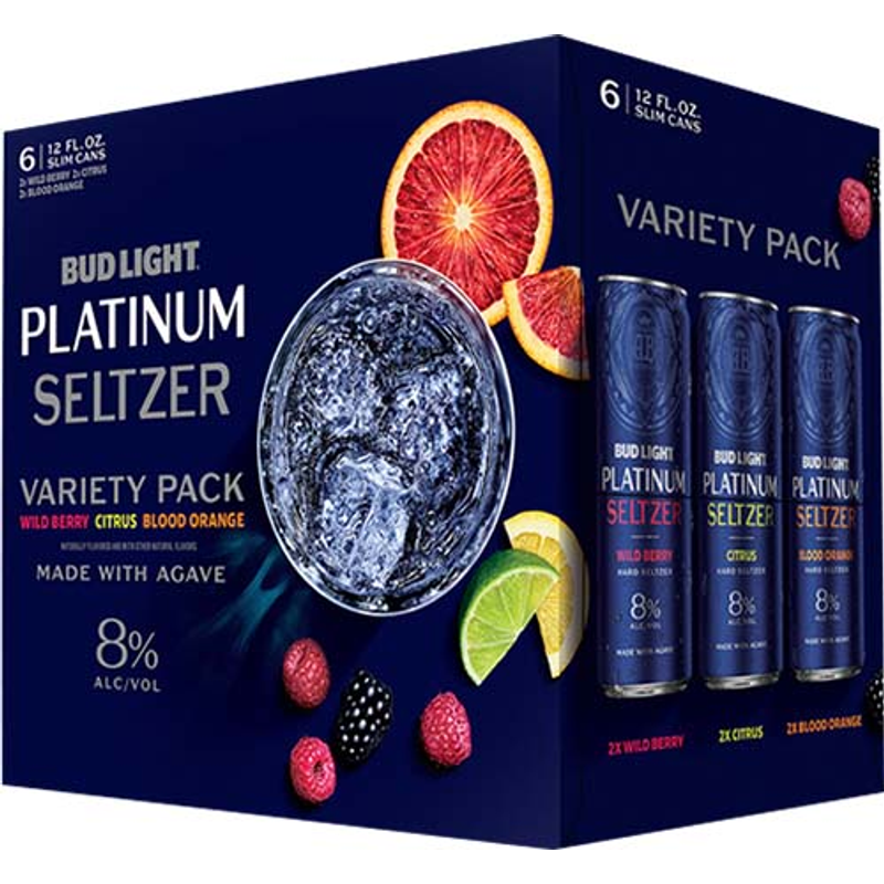 Bud Light Platinum Seltzer Variety 12oz Box