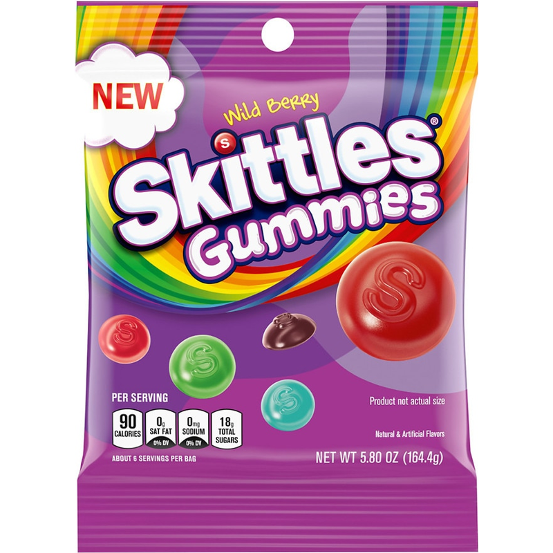 Skittles Gummies Wild Berry 5.86oz Bag