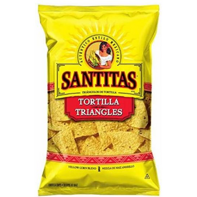 Santitas Yellow Corn Triangles Tortilla Chips 11 oz Bag