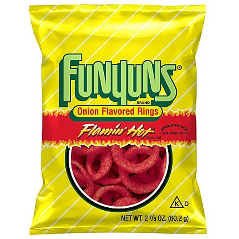 Funyuns Onion Flavored Rings Flamin&