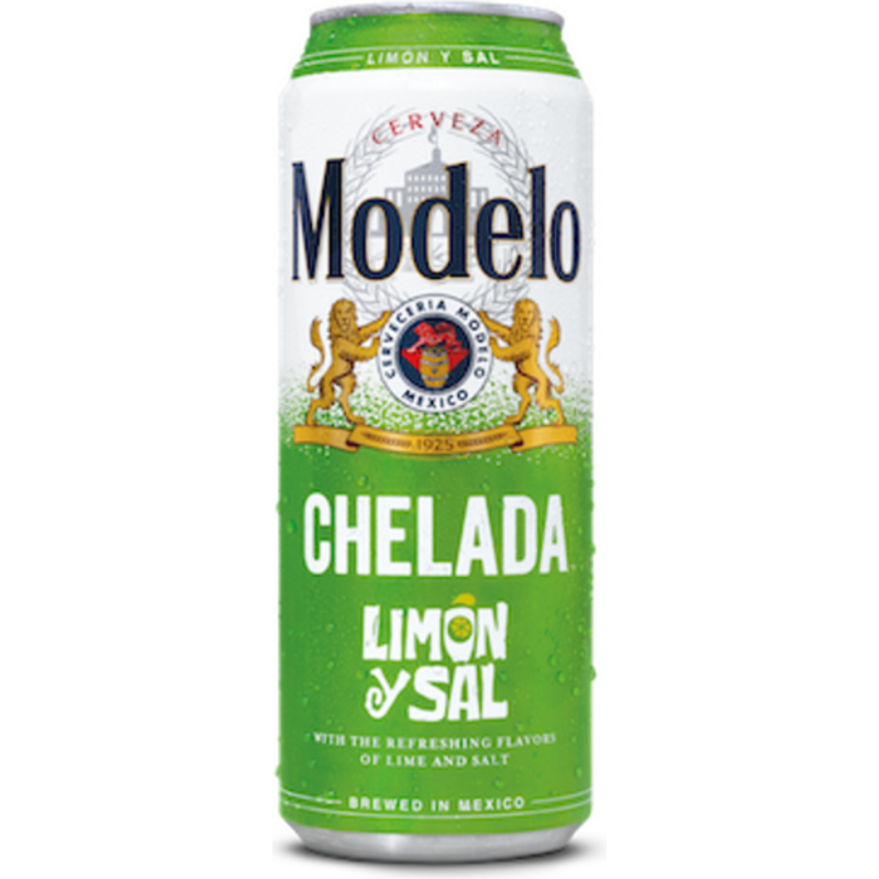 Modelo Chelada Limon Y Sal 24oz Can