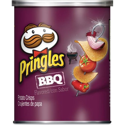 Pringles BBQ Potato Chips 1.4oz Can