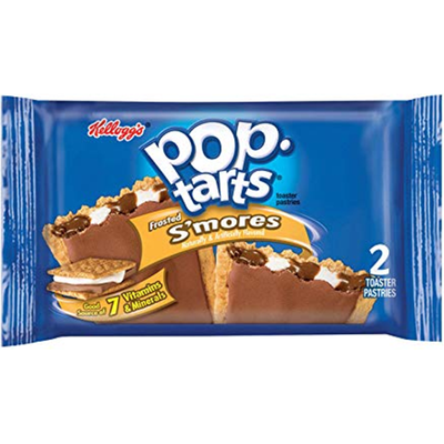 Kellogg's Pop Tarts Toaster Pastries Frosted S'mores 3.67 oz Bag