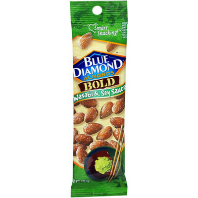 Blue Diamond Bold Almonds Wasabi & Soy Sauce 1.5 oz Bag