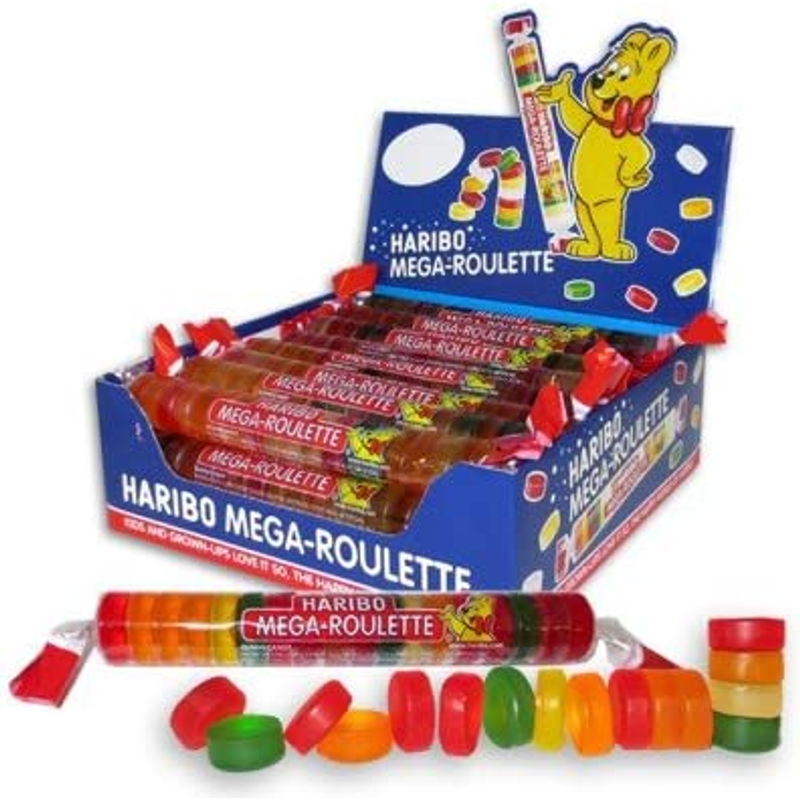 Haribo Mega-Roulette Gummi Candy 1.59oz Count