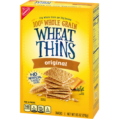 Nabisco Wheat Thins Original Snacks 8.5oz Box