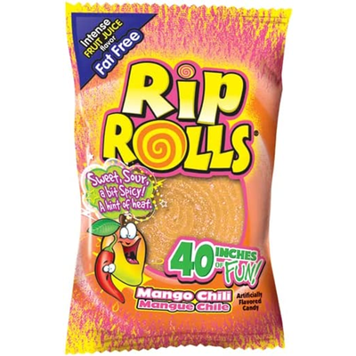 Rip Rolls Mango Chili Candy 2oz Bag