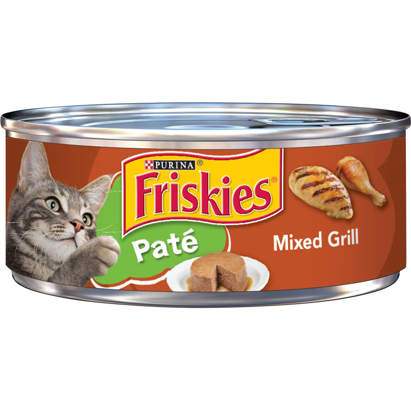 Friskies Pate Mixed Grill Adult Wet Cat Food 5.5oz Can