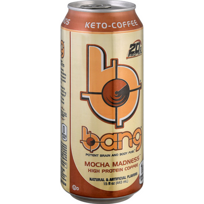 Bang Mocha Madness Energy Drink 16oz Can