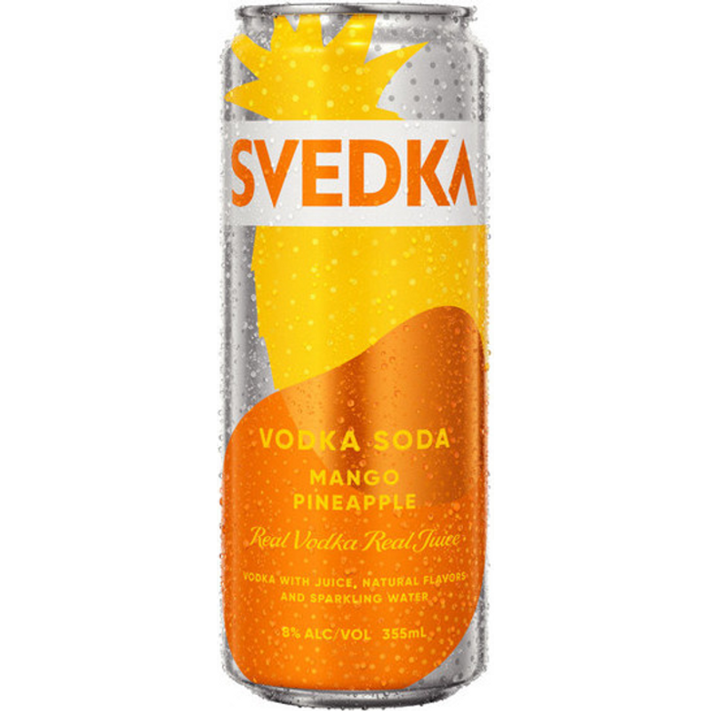 SVEDKA Mango Pineapple Flavored Vodka Soda 355ml Can