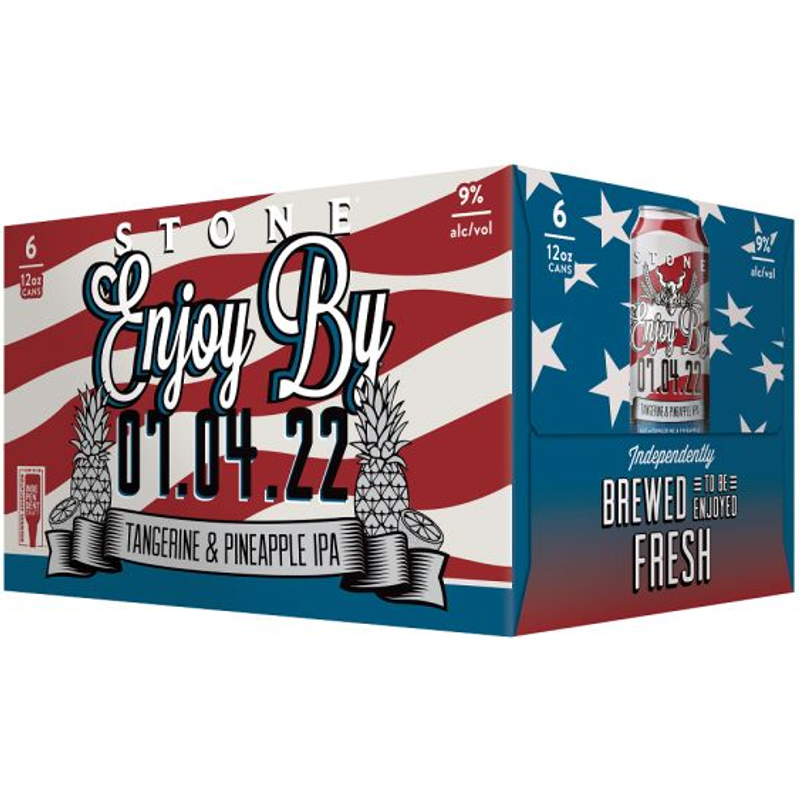 Stone Enjoy By 07.04.21 Tangerine & Pineapple IPA 6x 12oz Cans