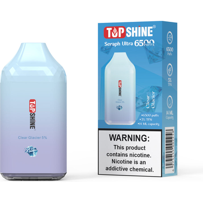 Top Shine Seraph Ultra Glacier Clear 6500 Puffs