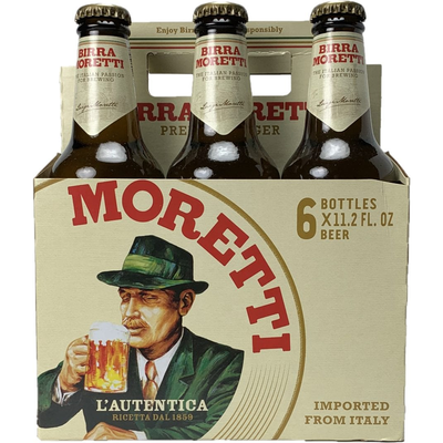 Moretti 6 Pack 12 oz Bottles